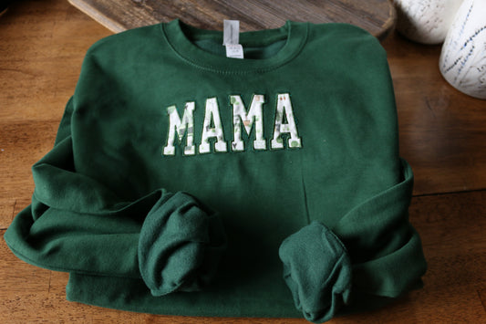 Crewneck Green Mama Sweatshirt